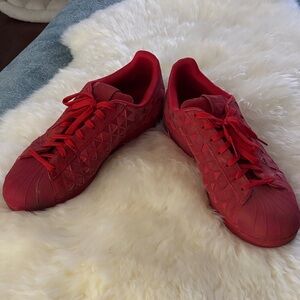 adidas Red Athletic Shoes